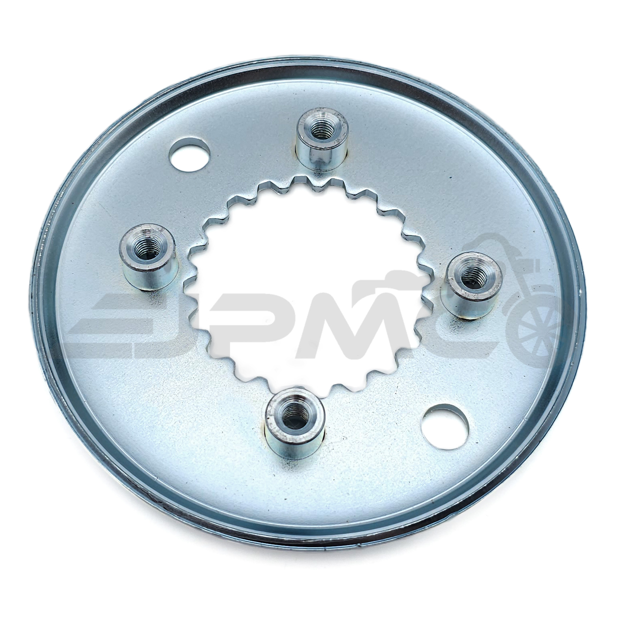 Kupplungsplatte 4 Noppen Ausführung silber für Simson