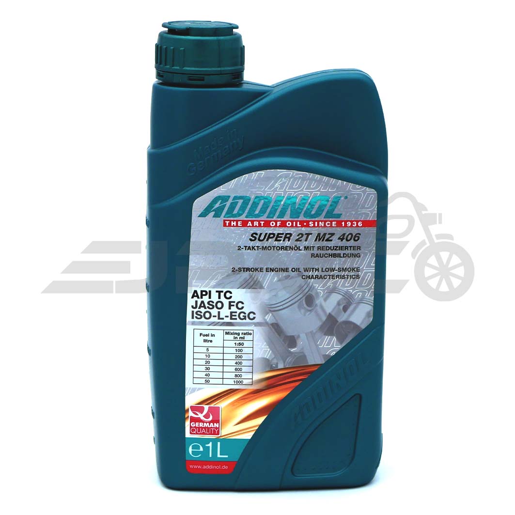 ADDINOL MZ406 - Super 2-Takt Motorenöl (Mischöl) low smoke - 1Liter ADDINOL MZ406 - Super 2-Takt Motorenöl (Mischöl) low smoke - 1Liter