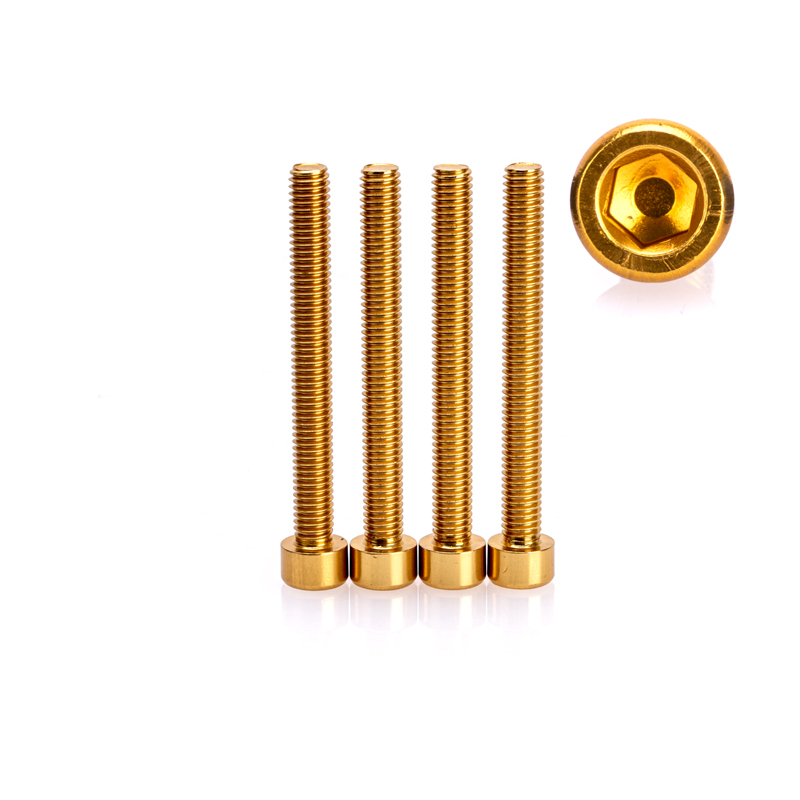 Schraubensatz für Simson Schutzblech Vorn - Gold