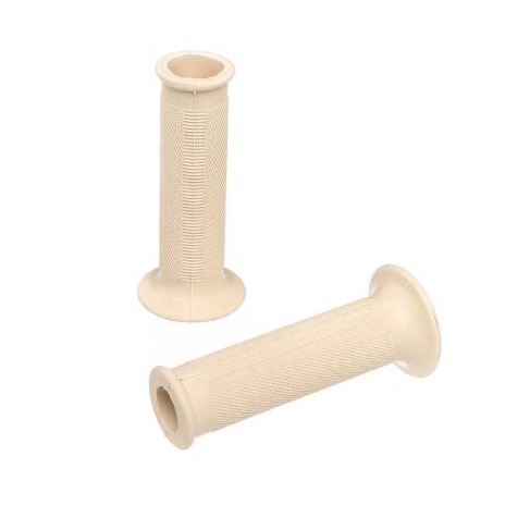 Set: 2 Lenkergriffgummis in Elfenbein - für Simson KR51 Schwalbe, SR4-2, SR4-3, SR4-4 - MZ ES, ETS, AWO Set: 2 Lenkergriffgummis in Elfenbein - für Simson KR51 Schwalbe, SR4-2, SR4-3, SR4-4 - MZ ES, ETS, AWO