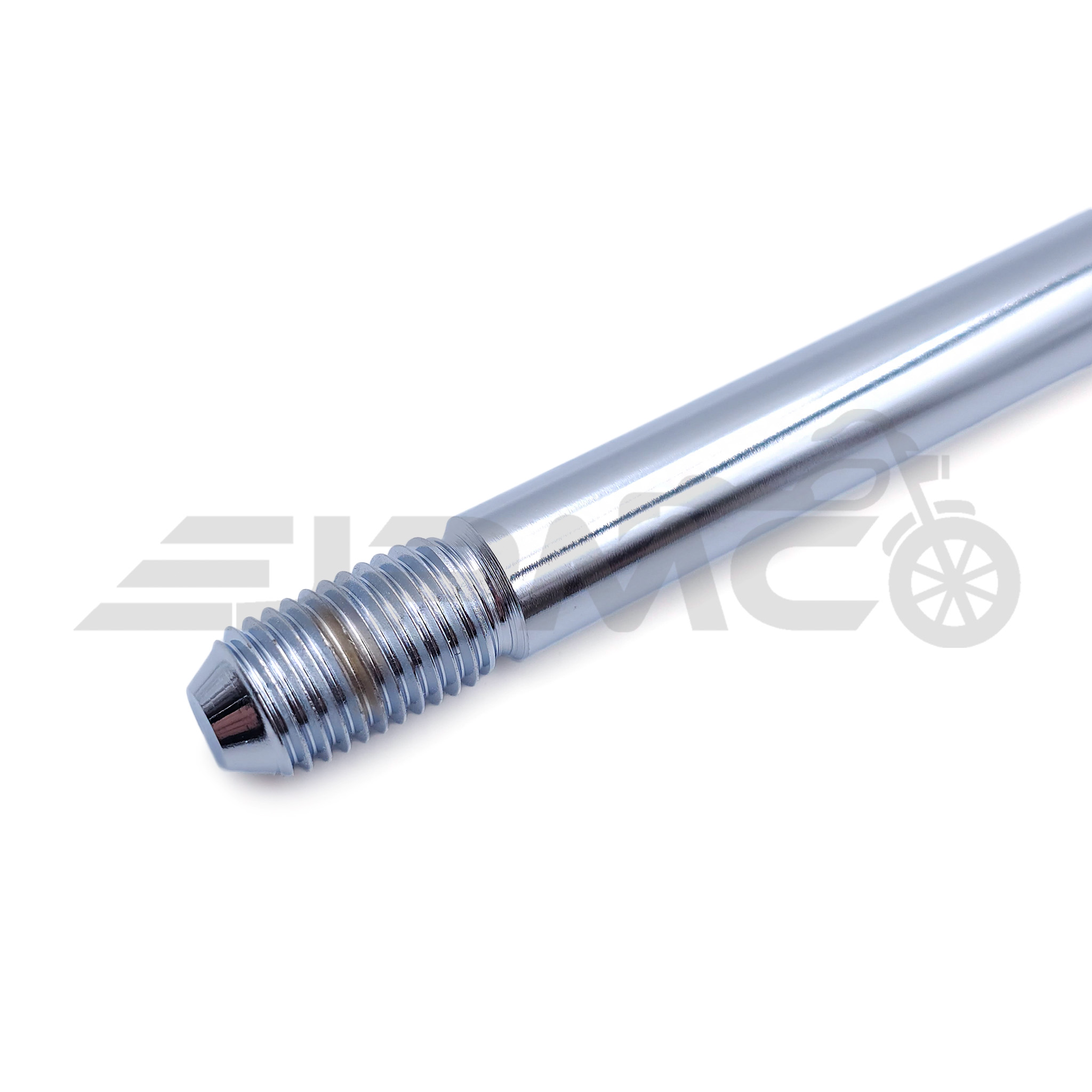 Steckachse vorne, verchromt - für Simson S50, S51, S70, SR50, SR80