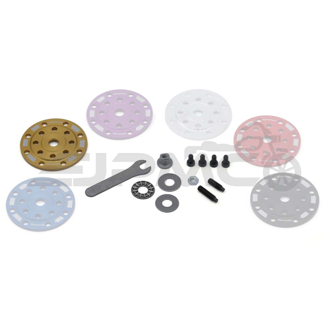 Eloxierte ("Elox") Nadelgelagerte Druckplatte / Kupplungsdruckplatte für Simson S51, KR51/2 M500 - Gold