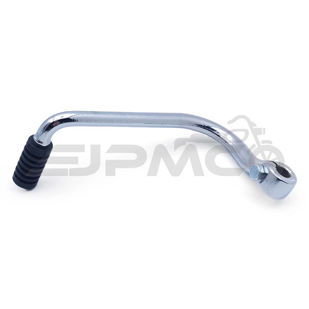 Kickstarterhebel mit Gummi, Chrom - Simson KR51 Schwalbe, S50, S51, S53, S70, S83, SR4, KR50 Kickstarterhebel mit Gummi, Chrom - Simson KR51 Schwalbe, S50, S51, S53, S70, S83, SR4, KR50