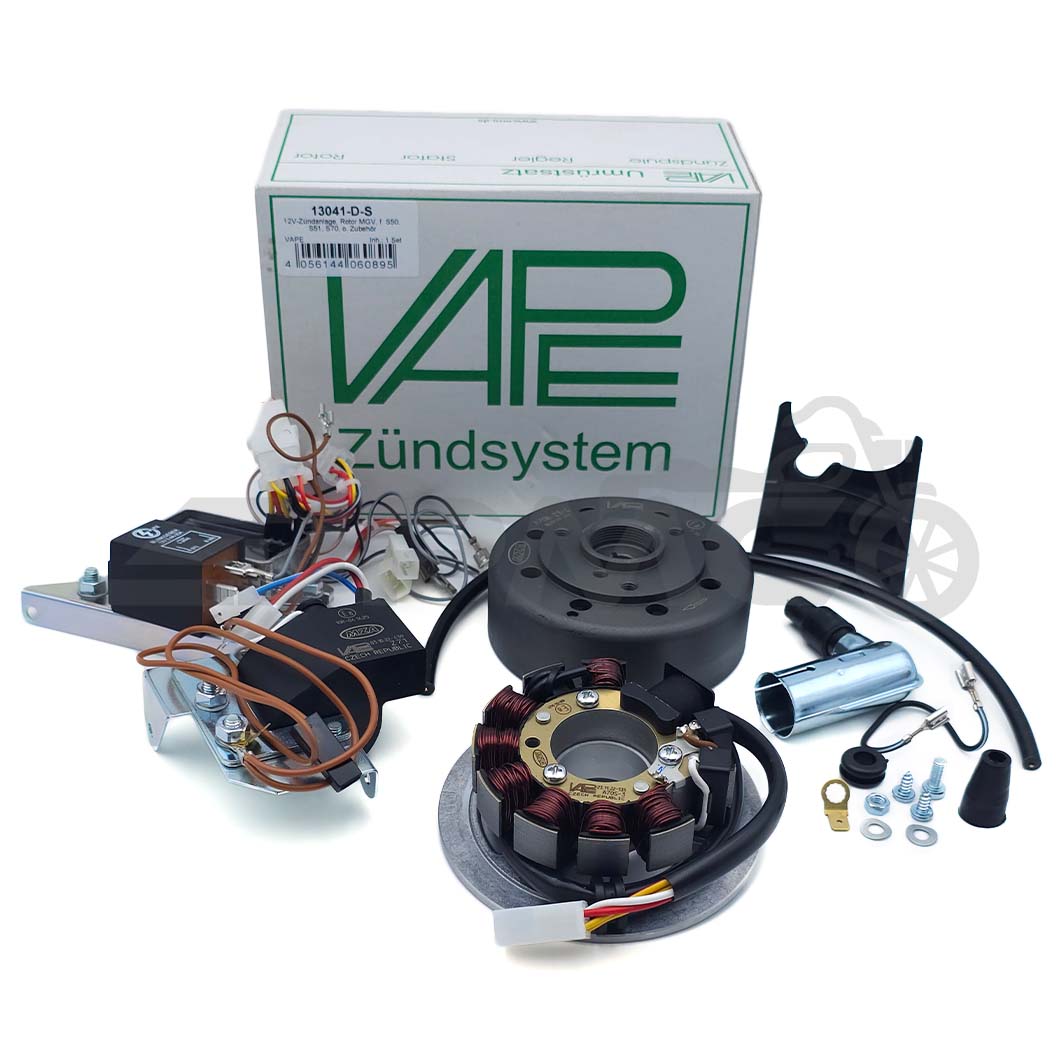SET-Umrüstsatz VAPE (M-G-V) S50, S51, S70 auf 12V - Basispaket SET-Umrüstsatz VAPE (M-G-V) S50, S51, S70 auf 12V - Basispaket