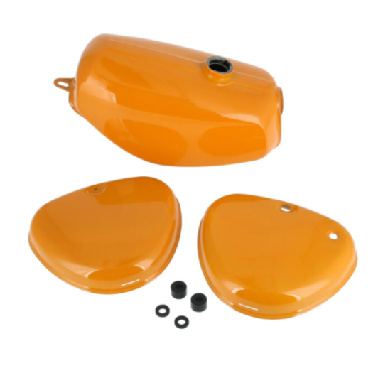 Set: Tank + Seitendeckel, Saharagelb - für Simson S50, S51, S70 Set: Tank + Seitendeckel, Saharagelb - für Simson S50, S51, S70