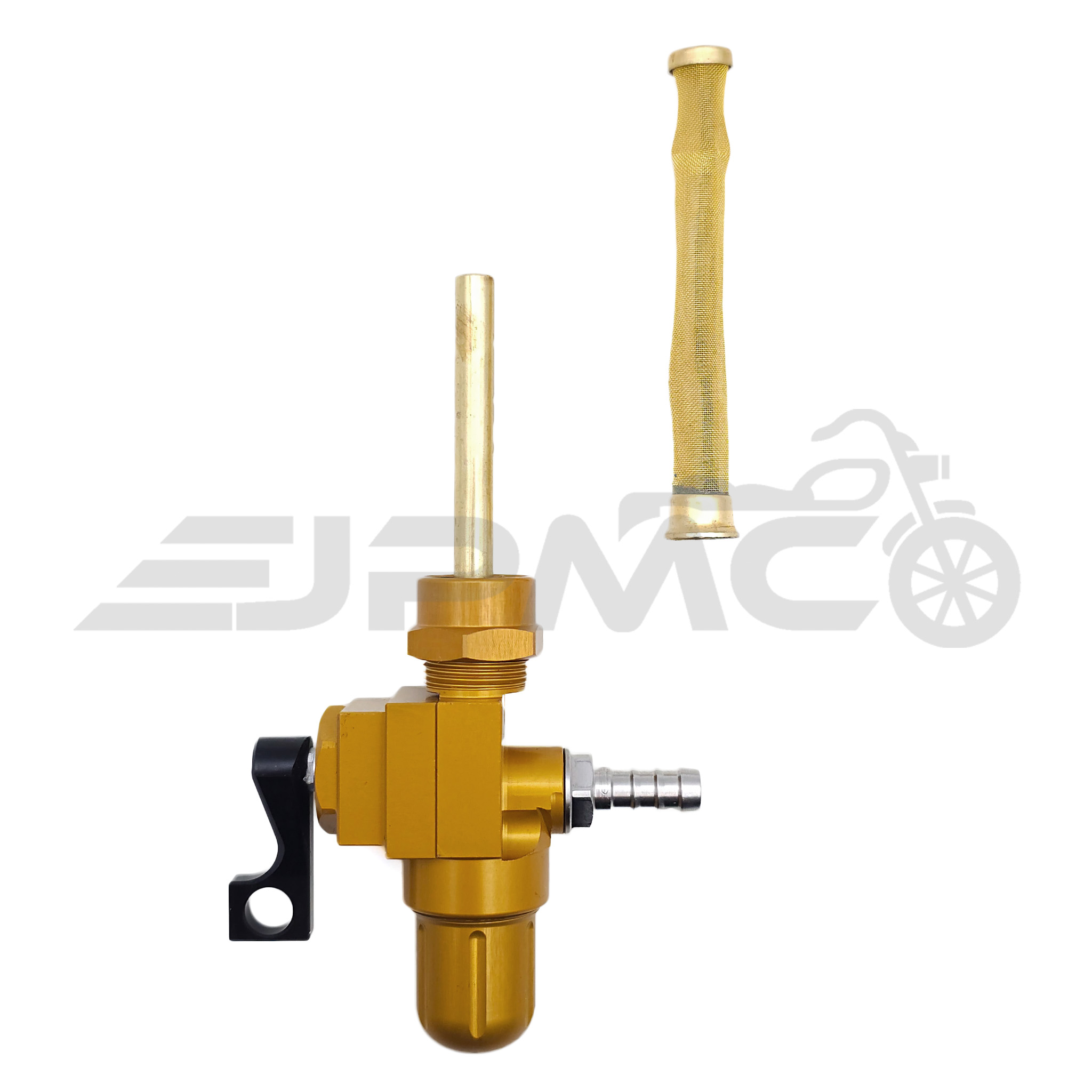 CNC Benzinhahn eloxiert 400 ml pro Minute - gold