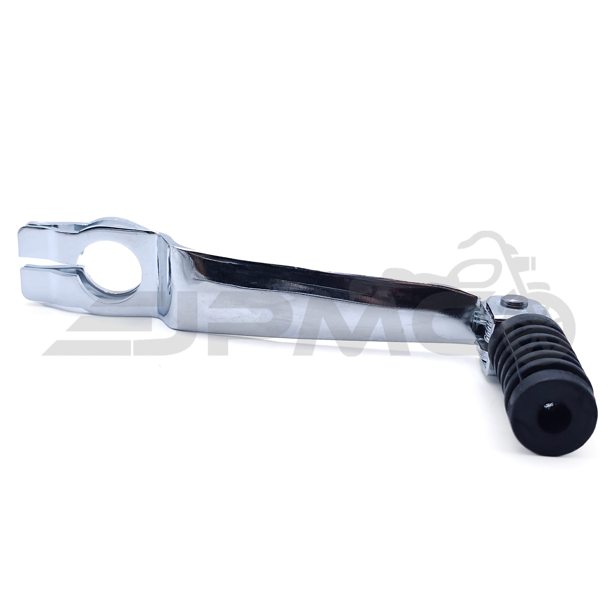 Fußschalthebel mit klappbarem Gummitritt, verchromt - f. Simson S51, S53, S70, S83 Fußschalthebel mit klappbarem Gummitritt, verchromt - f. Simson S51, S53, S70, S83