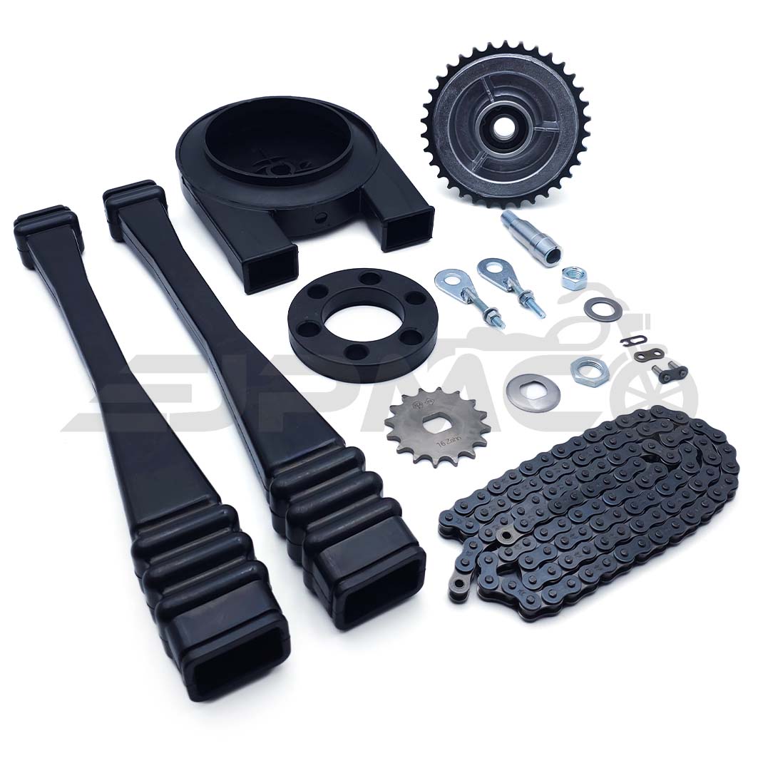 Großes Kettenradantrieb-Set (Ketten-Set)- 16Z Ritzel - Simson S51, S70, S53, S83 Großes Kettenradantrieb-Set (Ketten-Set)- 16Z Ritzel - Simson S51, S70, S53, S83