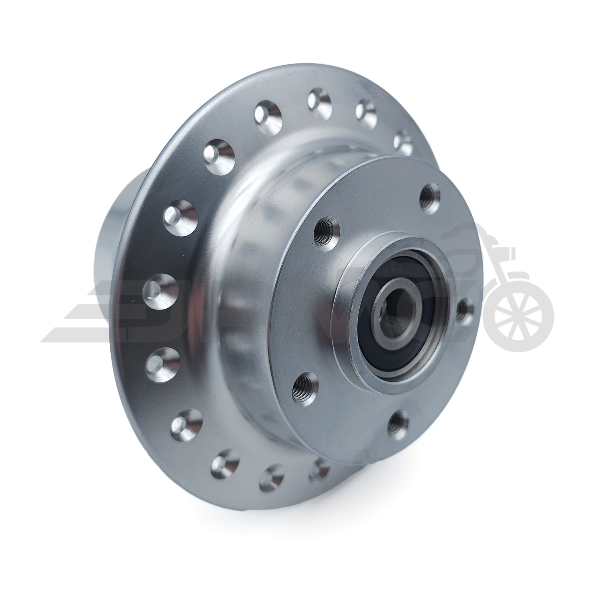 Vorderradnabe f. Scheibenbremse , ALU natur eloxiert , inkl. Lager und Schrauben - S51, S70, KR51 Vorderradnabe f. Scheibenbremse , ALU natur eloxiert , inkl. Lager und Schrauben - S51, S70, KR51