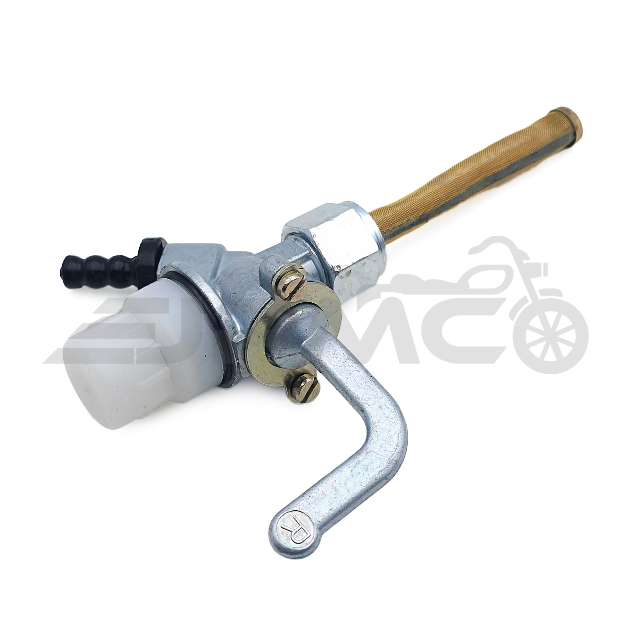 Benzinhahn mit Wassersack, weiß, Original DDR-Design, passend für Simson KR51, SR50, SR80