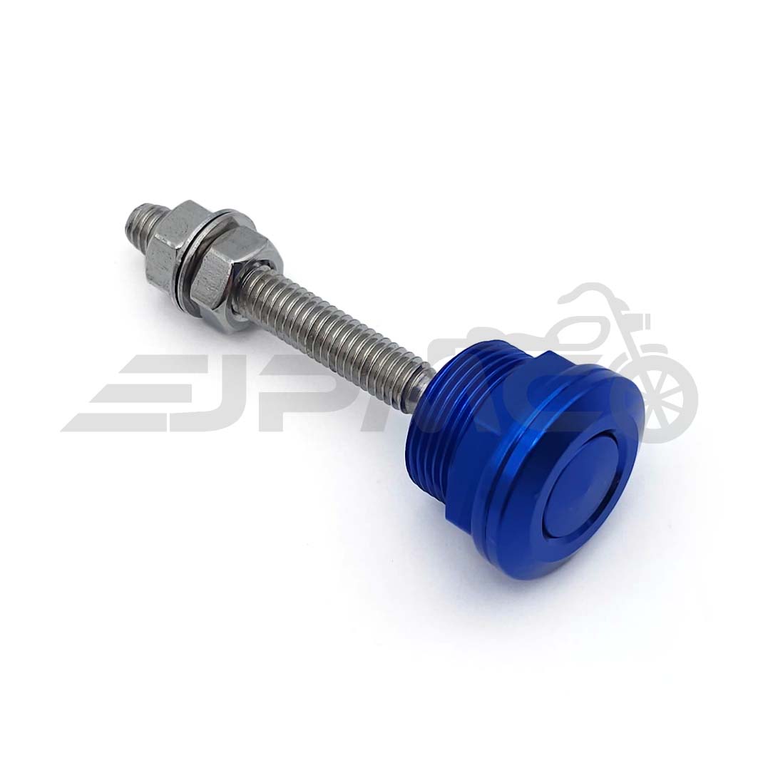 Schnellwechselsystem für Simson Seitendeckel, eloxiert - Blau