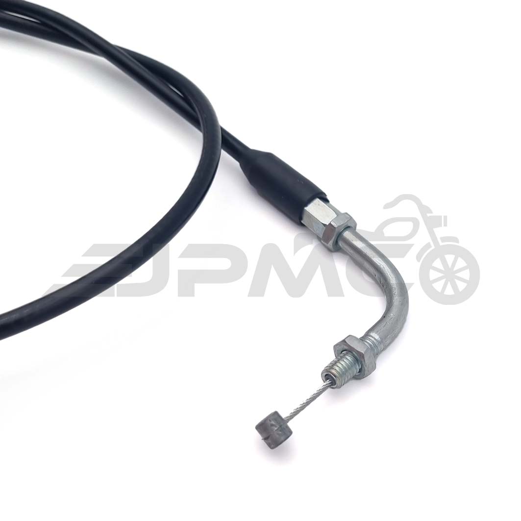 Gaszug schwarz mit Umlenkrolle für Gasgriff Umbau KR51 SR4 Gaszug schwarz mit Umlenkrolle für Gasgriff Umbau KR51 SR4