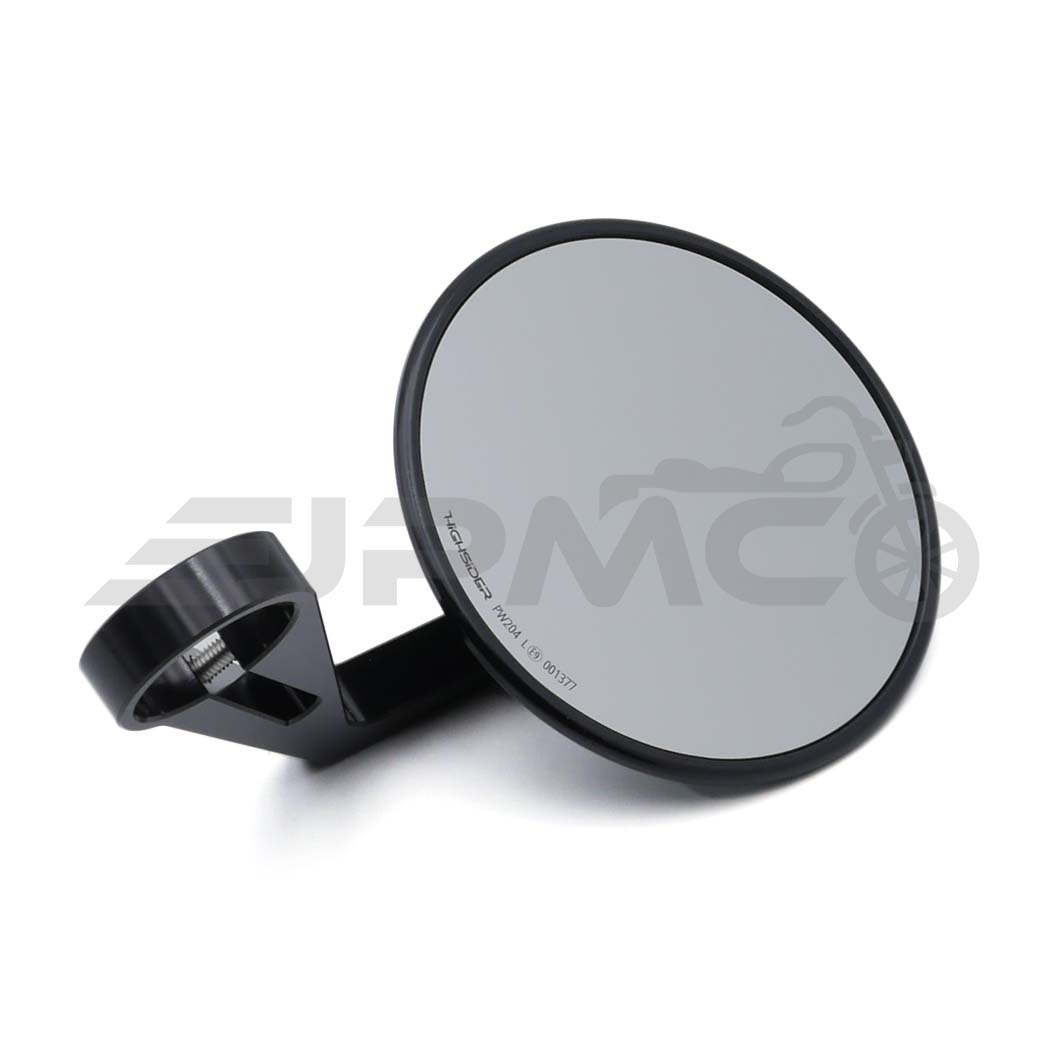 Lenkerendenspiegel schwarz rund mit E-Nummer Lenkerendenspiegel schwarz rund mit E-Nummer