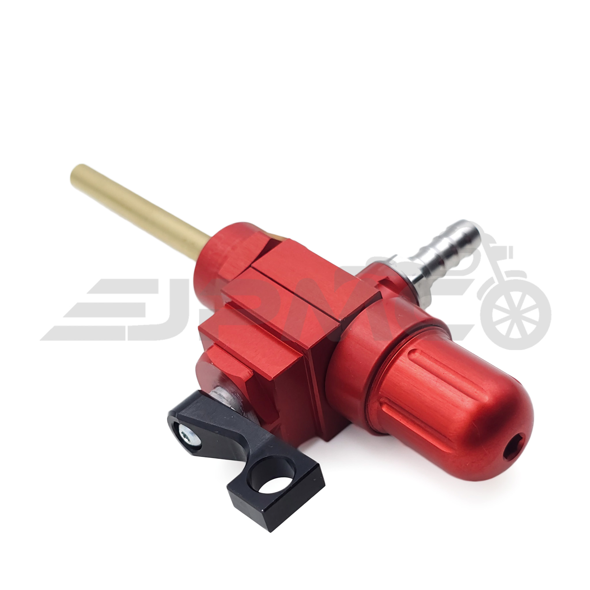 CNC Benzinhahn eloxiert 400 ml pro Minute - rot