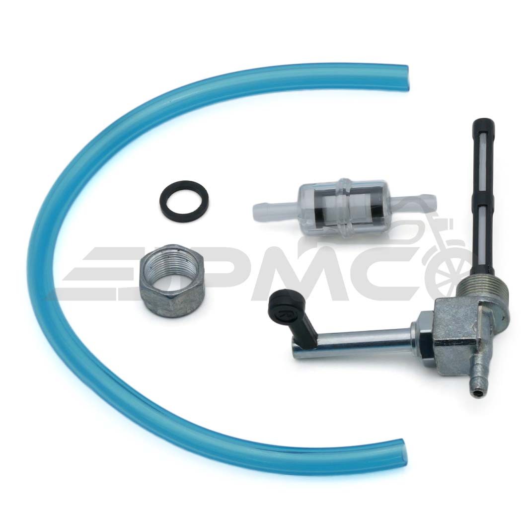 Set: Benzinhahn langer Hebel - Simson KR51/1 Schwalbe, KR51/2 Schwalbe, SR50, SR80 Set: Benzinhahn langer Hebel - Simson KR51/1 Schwalbe, KR51/2 Schwalbe, SR50, SR80