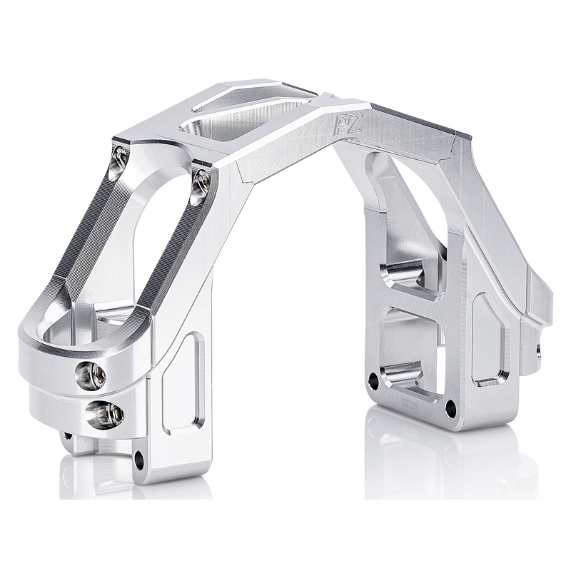 PZ-Tuning CNC Gabelversteifung Silber – mit Teilegutachten für Simson S50, S51, S70, S53, S83