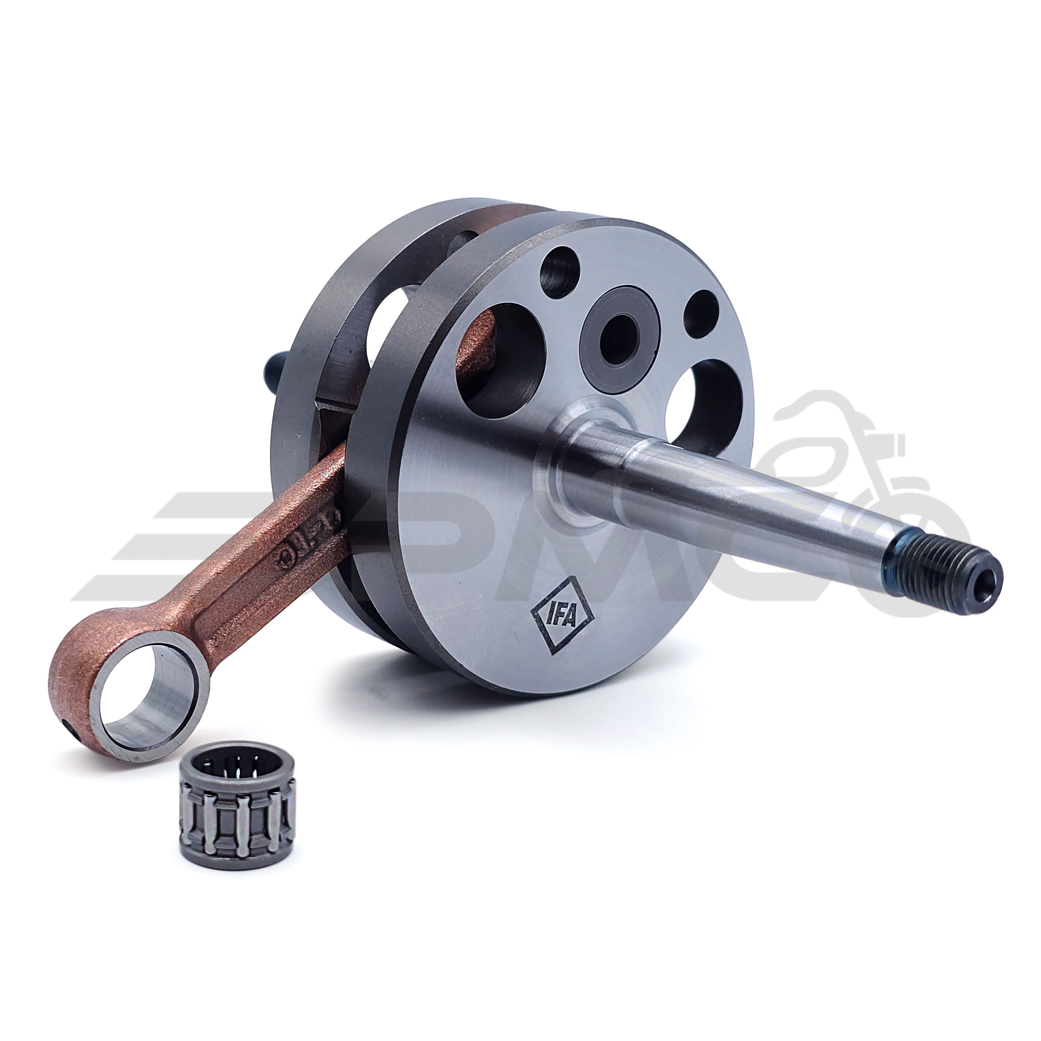 Kurbelwelle, 42mm Hub - für Simson SR1, SR2, KR50, SR4-1 Spatz Kurbelwelle, 42mm Hub - für Simson SR1, SR2, KR50, SR4-1 Spatz