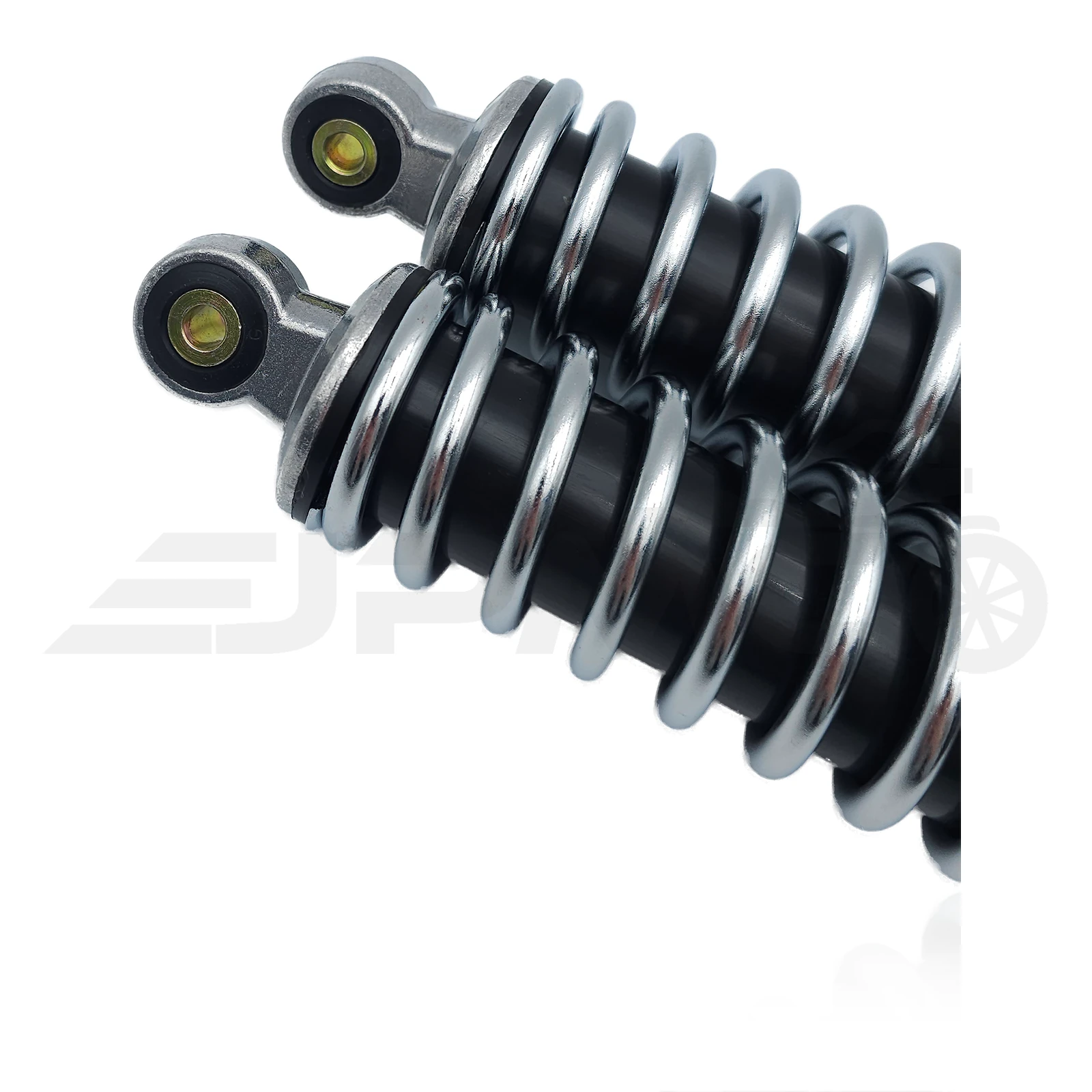 SWH Sport Federbein-Set für Simson – 365 mm, Schwarz/Chrom