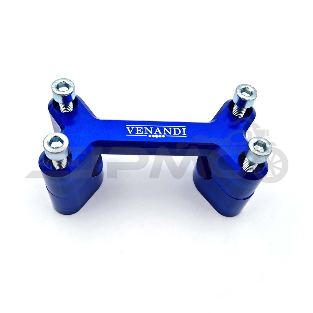 Lenkeraufnahme CNC | Lenkerklemme Blau Dogbone