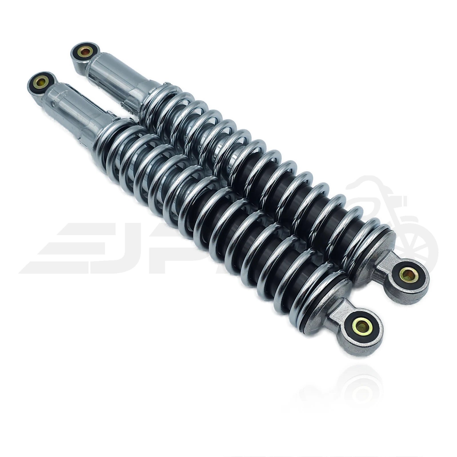 SWH Sport Federbein-Set für Simson – 365 mm, Schwarz/Chrom