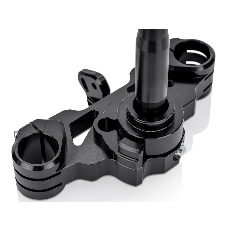 PZ Gabelbrücke | Version 2025 | mit Teilegutachten CNC gefräst f. Simson S50, S51 | Schwarz