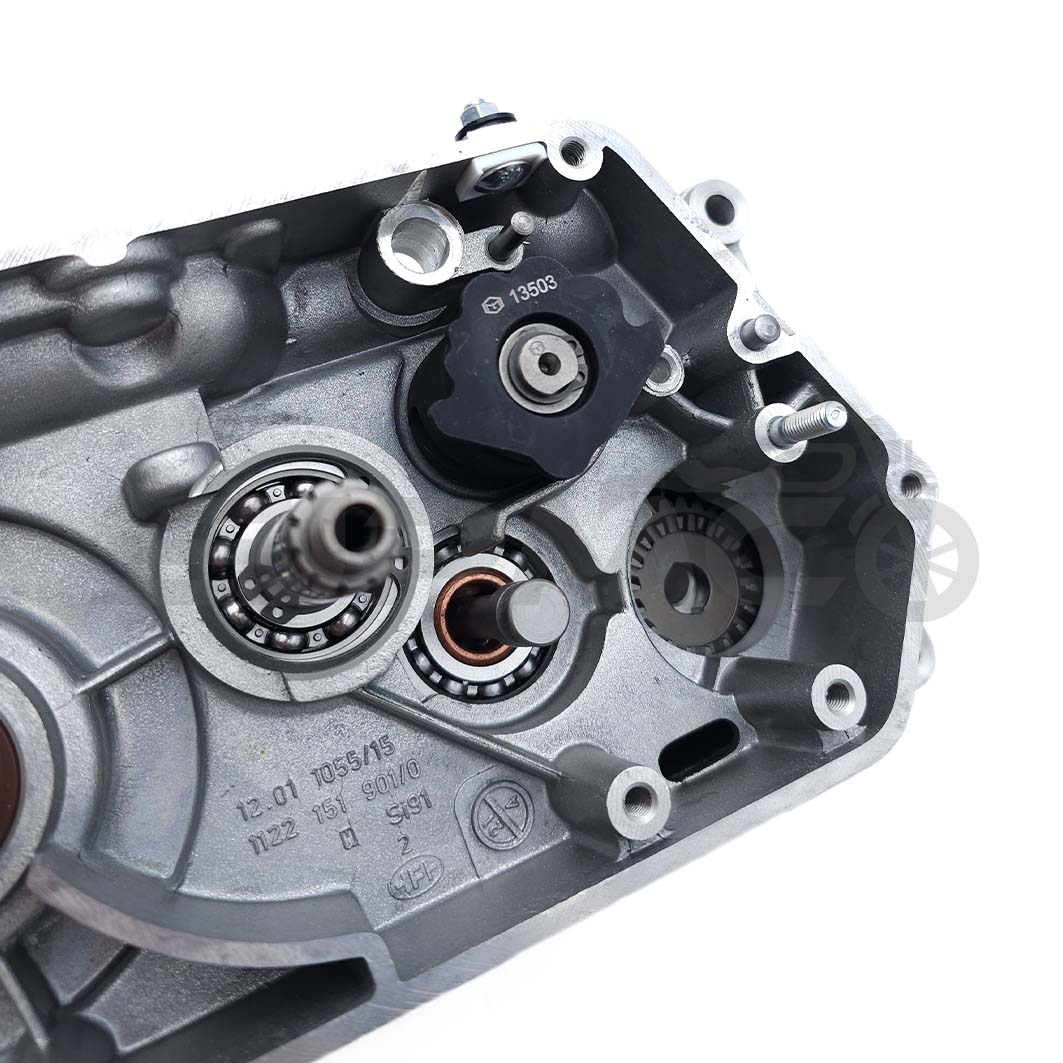 Rumpfmotor M500- mit Sportgetriebe 5-Gang kurz (23:32), Laufbuchse ø 46mm, Silbermetallic - Simson S51, KR51/2 Schwalbe, SR50 Rumpfmotor M500- mit Sportgetriebe 5-Gang kurz (23:32), Laufbuchse ø 46mm, Silbermetallic - Simson S51, KR51/2 Schwalbe, SR50