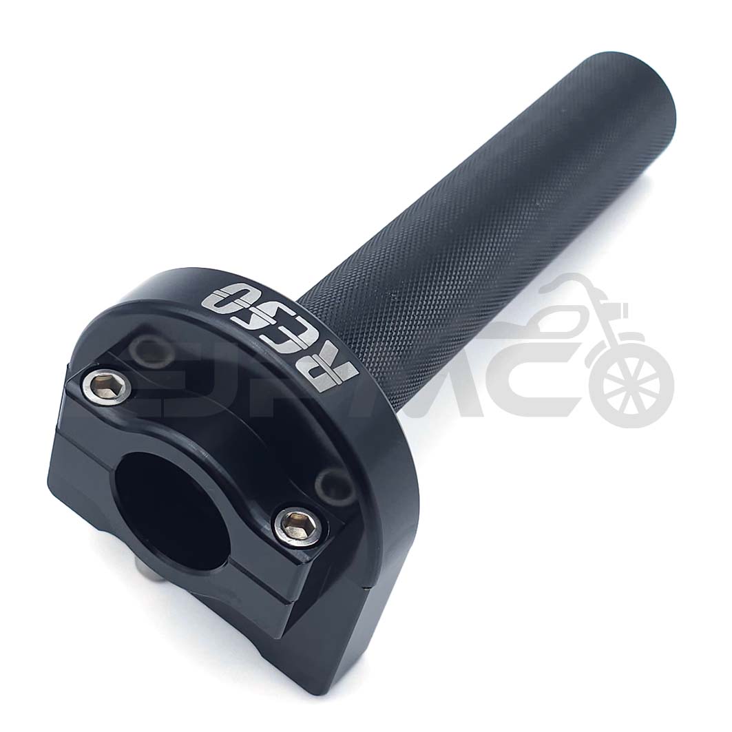 RESO Schnellgasgriff ALU schwarz eloxiert, passend für Simson 22mm Lenker PWK, Mikuni, BVF RESO Schnellgasgriff ALU schwarz eloxiert, passend für Simson 22mm Lenker PWK, Mikuni, BVF