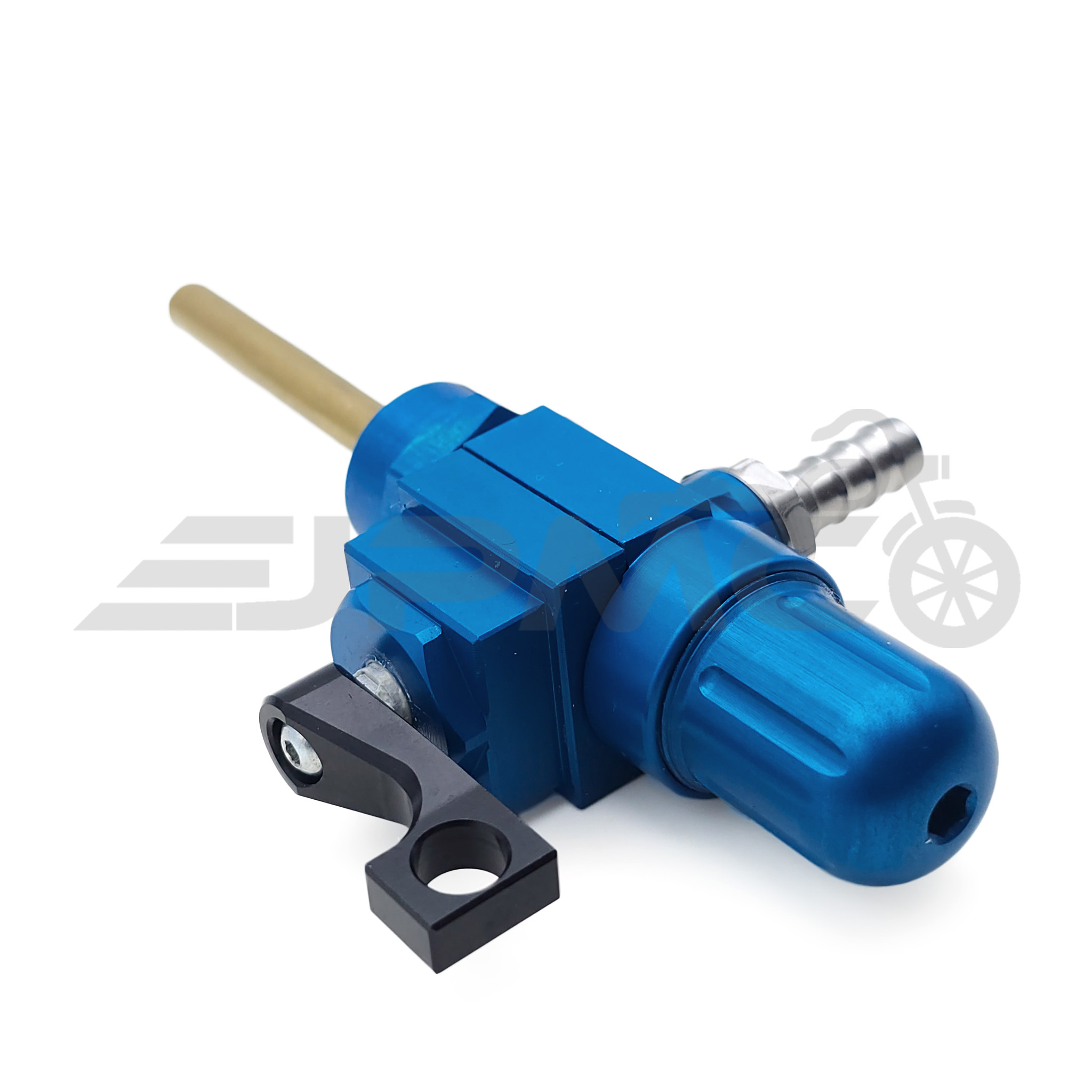 CNC Benzinhahn eloxiert 400 ml pro Minute - blau
