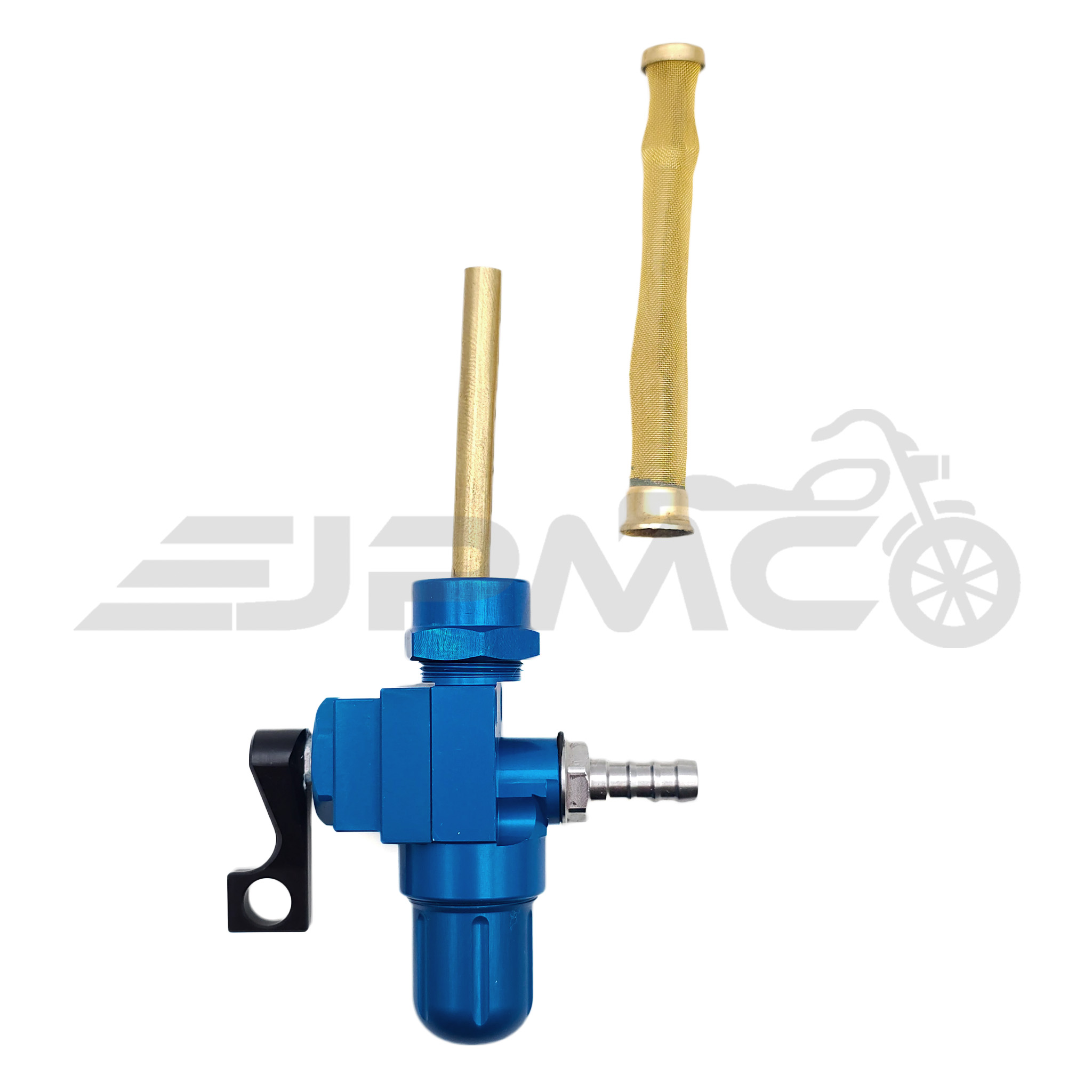 CNC Benzinhahn eloxiert 400 ml pro Minute - blau