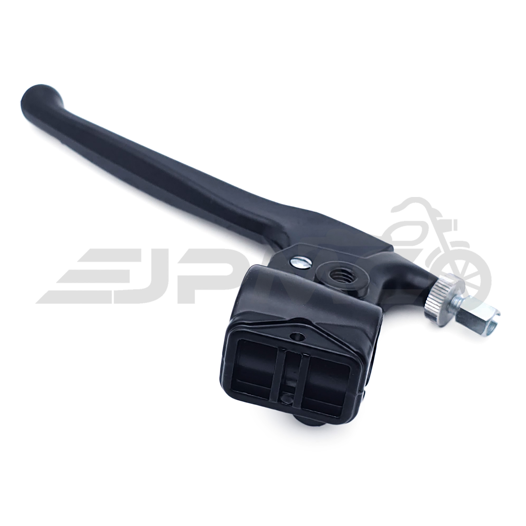 Kupplungshebel (links) gerade mit Armatur / Klemmstück für Simson S50, S51N