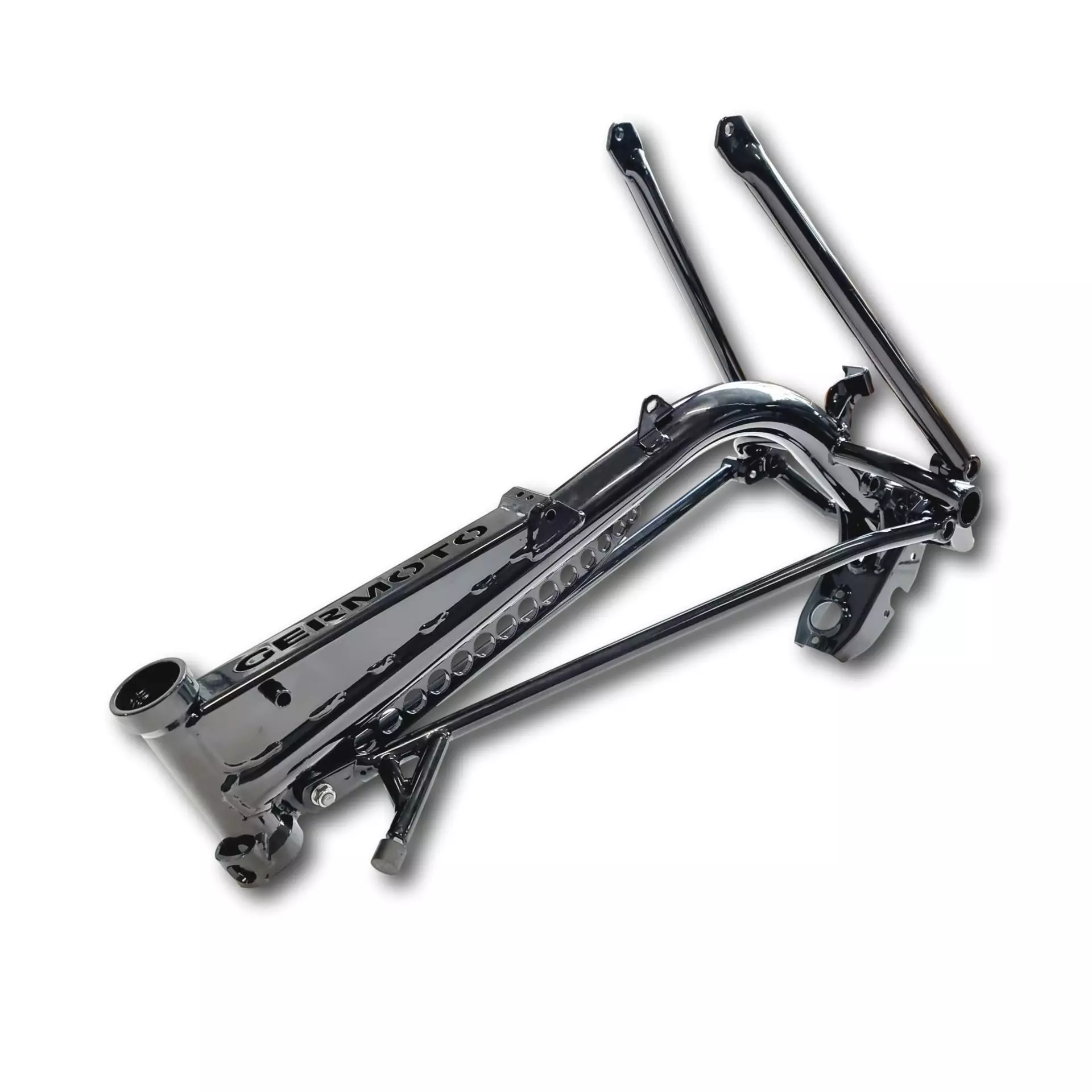 Simson GP Hauptrahmen verstärkt - schwarz pulverbeschichtet Simson GP Hauptrahmen verstärkt - schwarz pulverbeschichtet