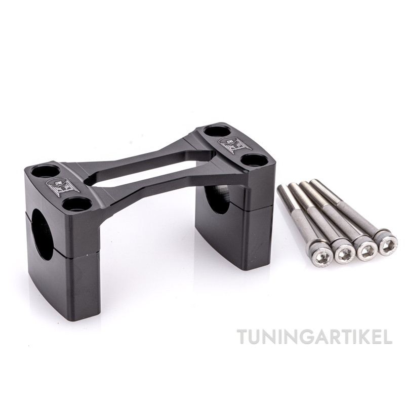 Racing CNC Lenkerklemme inkl. Teilegutachten f. Simson S51, S50 - Schwarz