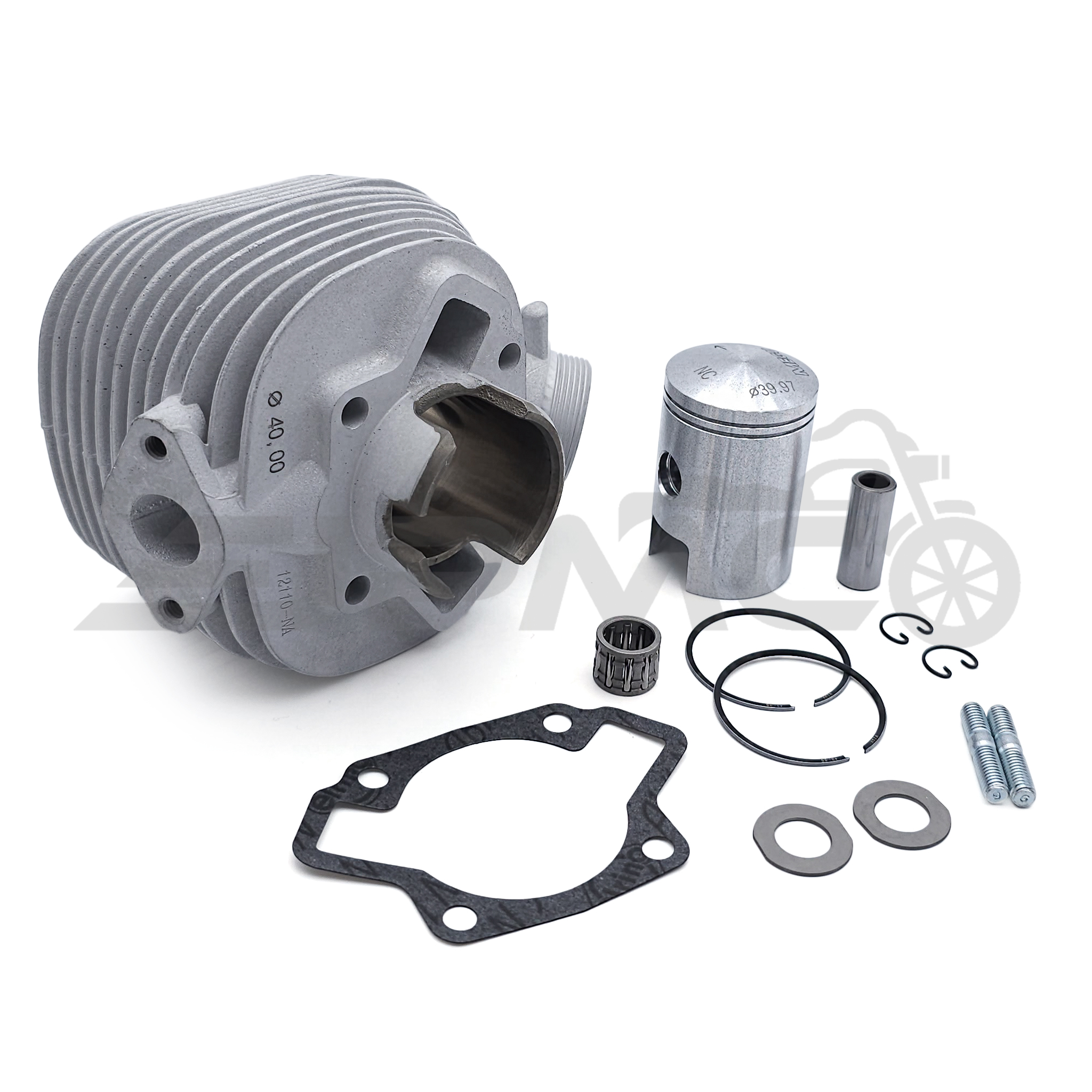 Set: Zylinder 50ccm Ø40mm mit Kolben M53/1-Motor - f. Simson KR51/1, SR4-2, DUO Set: Zylinder 50ccm Ø40mm mit Kolben M53/1-Motor - f. Simson KR51/1, SR4-2, DUO