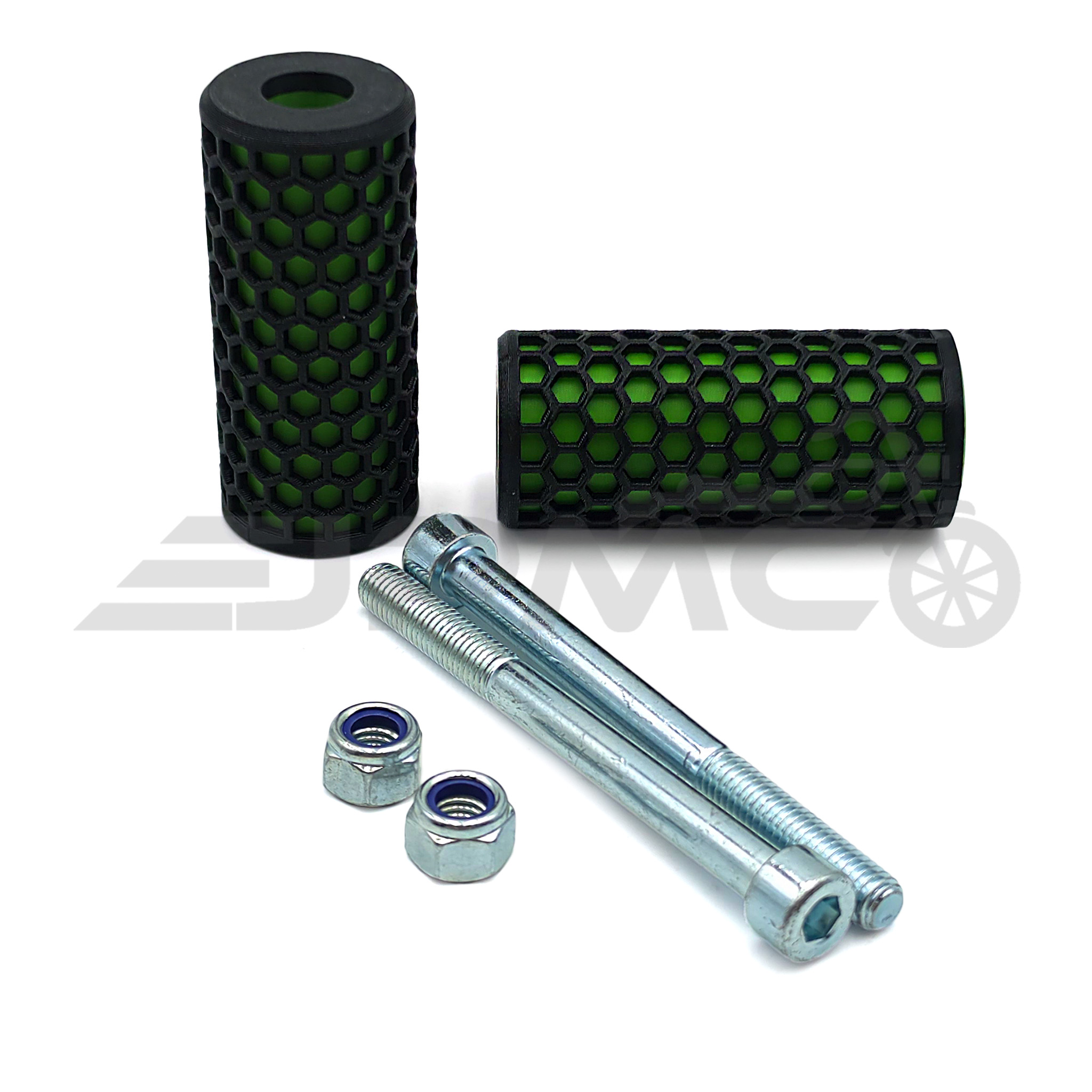 SET Sturzpads Waben - 3D-Druck - für Simson S50, S51 - grün