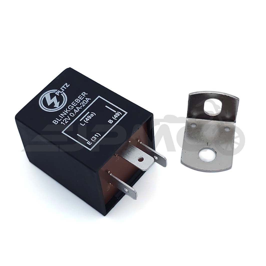 Blinkgeber, elektronisch, 12V 3-pol. Anschluss (31, 49, 49a), universell einsetzbar Blinkgeber, elektronisch, 12V 3-pol. Anschluss (31, 49, 49a), universell einsetzbar
