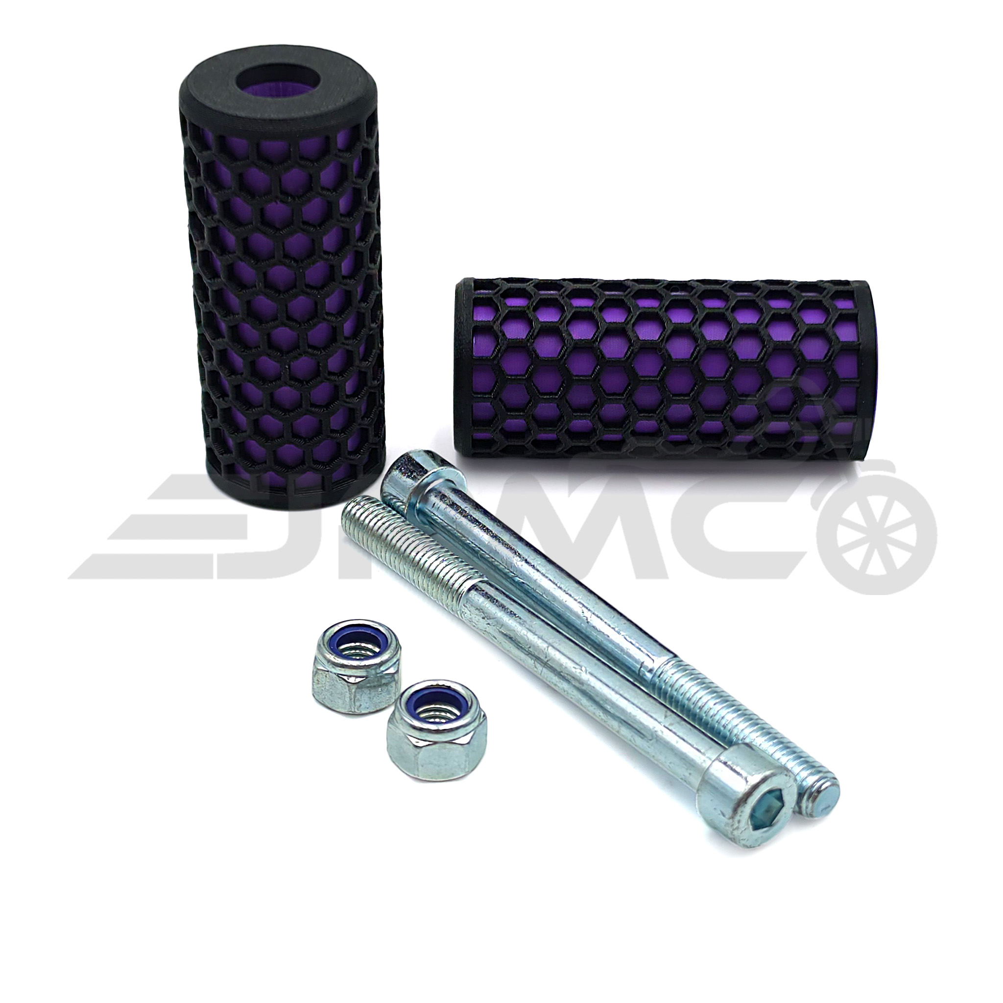 SET Sturzpads Waben - 3D-Druck - für Simson S50, S51 - lila