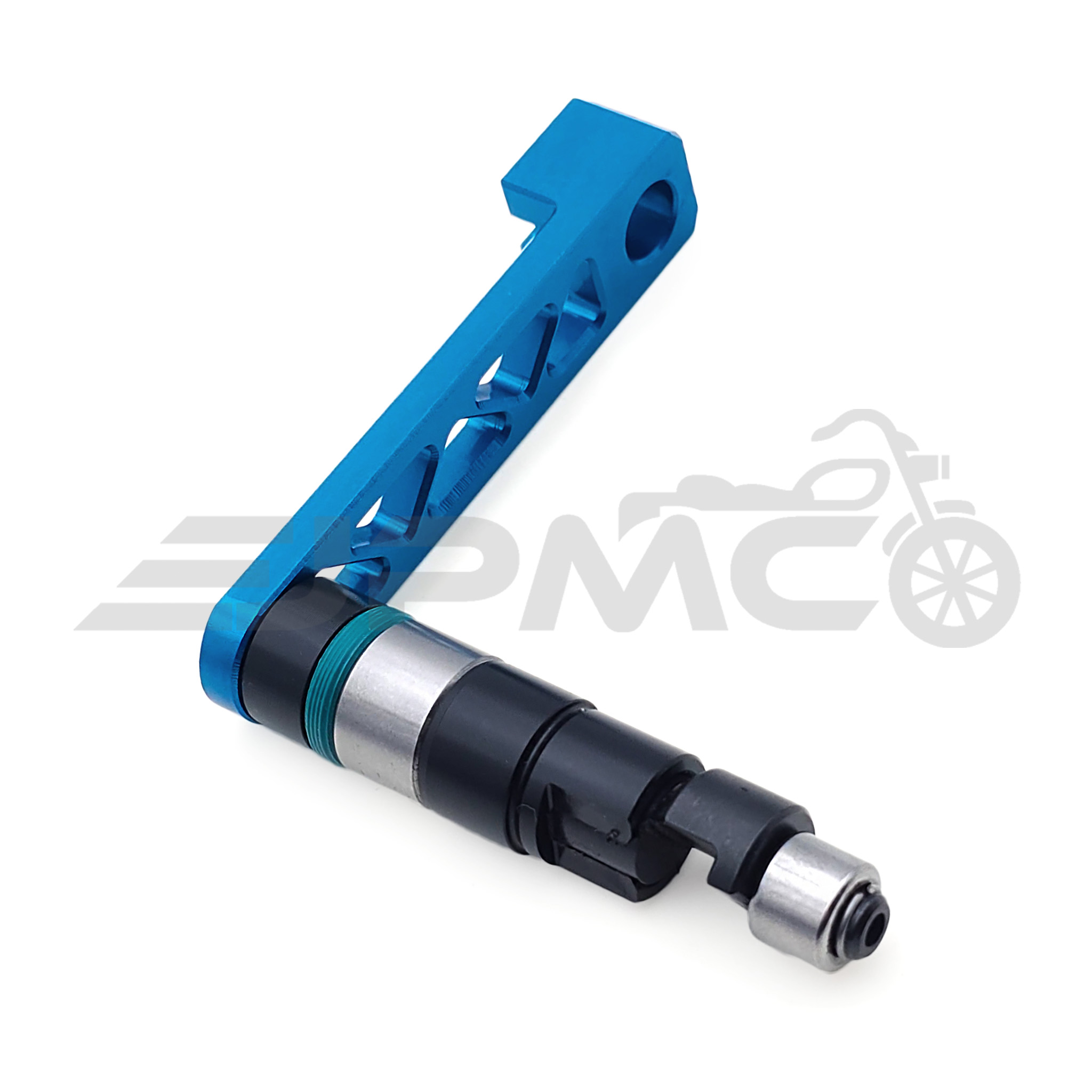 CNC innerer Kupplungshebel verstärkt Alu Racing lang f. Simson - Blau