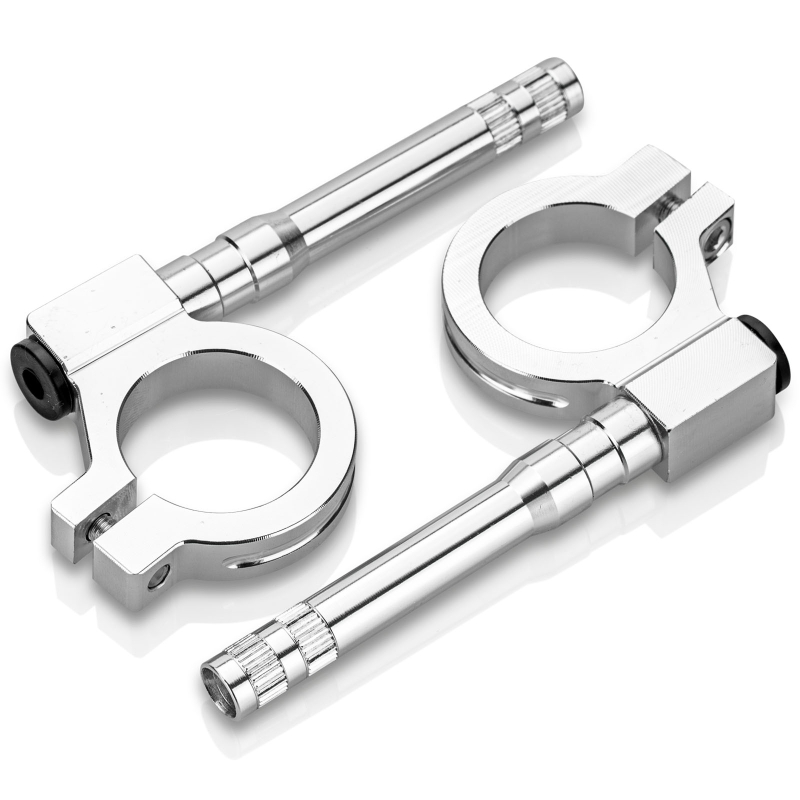 CNC Blinkerträger Set vorn für Simson S50 S51 S53 S70 S83 | M8 - Natur