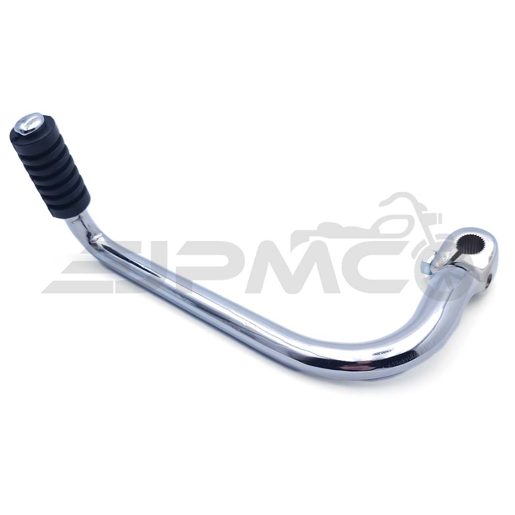 Kickstarterhebel mit Gummi, Chrom - Simson KR51 Schwalbe, S50, S51, S53, S70, S83, SR4, KR50 Kickstarterhebel mit Gummi, Chrom - Simson KR51 Schwalbe, S50, S51, S53, S70, S83, SR4, KR50