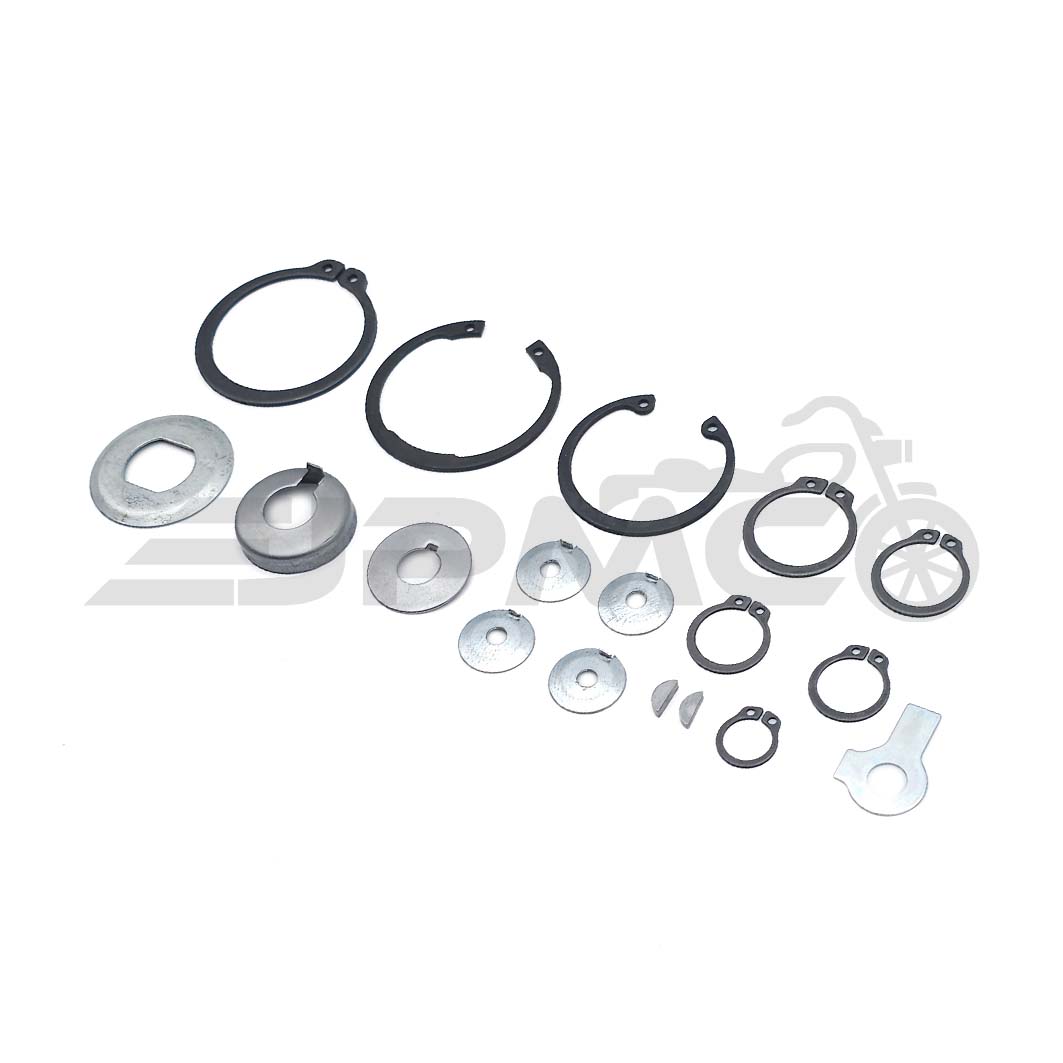 Set: Sicherungsteile für Motor M531-M743 - Simson S51, KR51/2 Schwalbe, SR50, S53, S70, SR80, S83, MS50, DUO 4/2 Set: Sicherungsteile für Motor M531-M743 - Simson S51, KR51/2 Schwalbe, SR50, S53, S70, SR80, S83, MS50, DUO 4/2