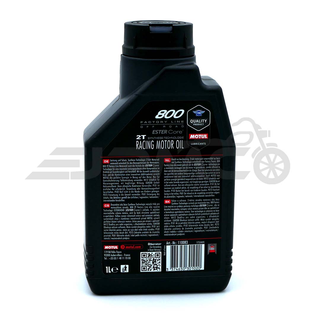 Motul 800 2T Factory Line Off Road – Vollsynthetisches Racing 2-Takt-Motoröl Motul 800 2T Factory Line Off Road – Vollsynthetisches Racing 2-Takt-Motoröl