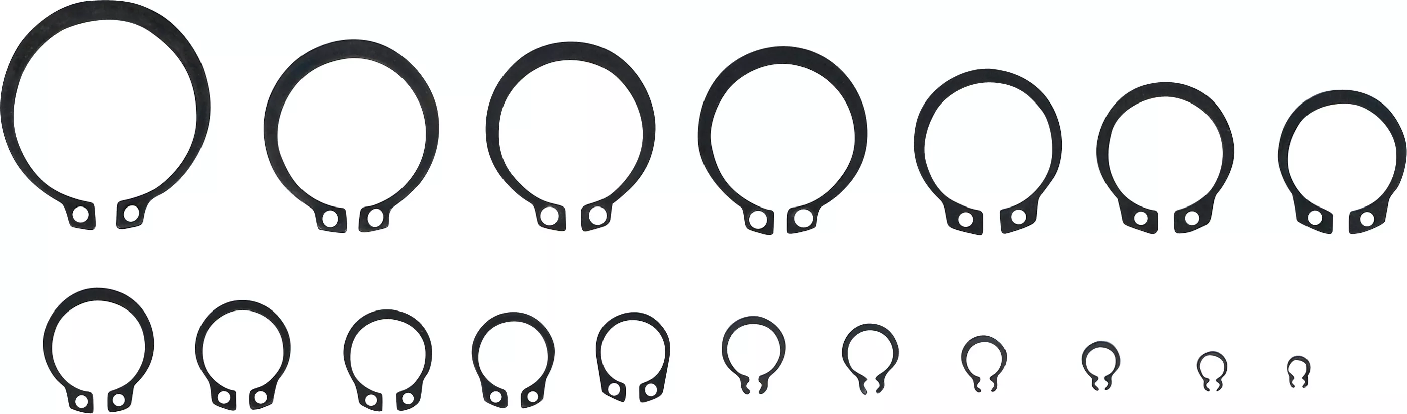 Seegerring-Sortiment (Sprengringe) | Ø 3 - 32 mm | 300-tlg.