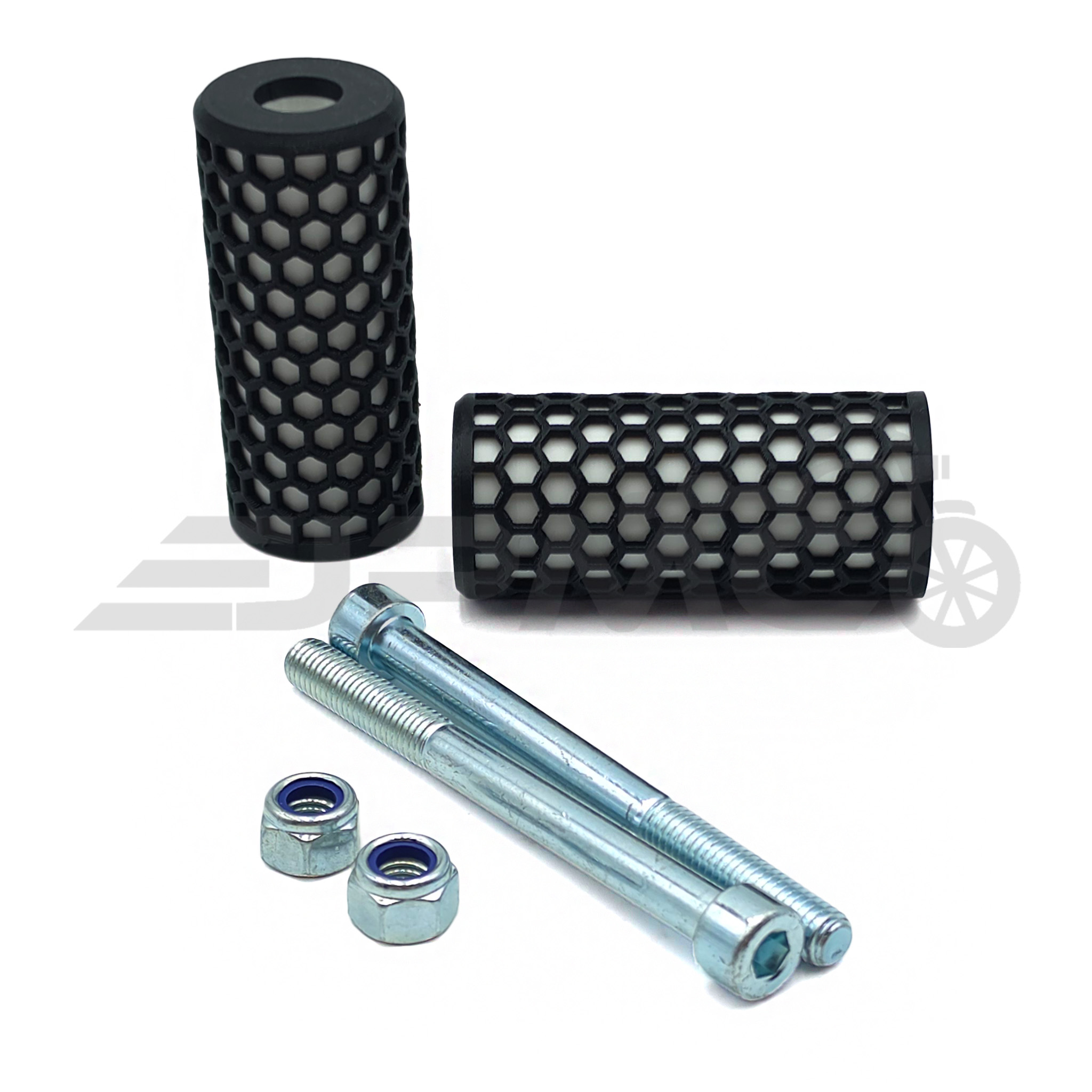 SET Sturzpads Waben - 3D-Druck - für Simson S50, S51 - weiß