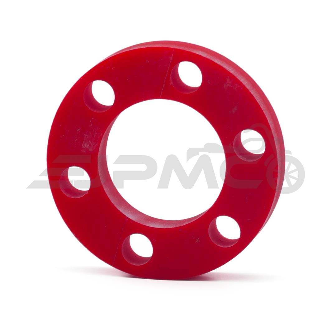JPMC Mitnehmergummi (Elastikring / Hinterradmitnehmer) für Simson Tuning-Motoren - extra verstärkt (rot)