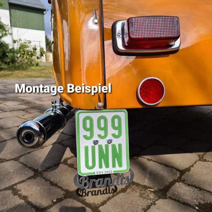 Simson Kennzeichenhalterplatte - "Brandis" Simson Kennzeichenhalterplatte - "Brandis"