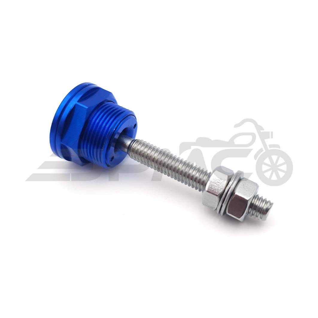 Schnellwechselsystem für Simson Seitendeckel, eloxiert - Blau