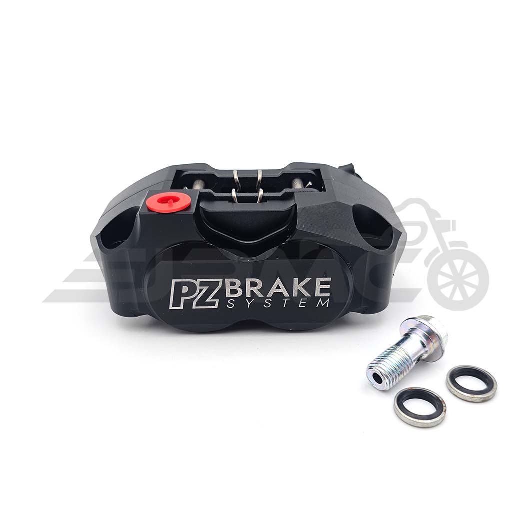 4 Kolben CNC Bremssattel Schwarz inkl. Teilegutachten für Simson S50, S51 4 Kolben CNC Bremssattel Schwarz inkl. Teilegutachten für Simson S50, S51
