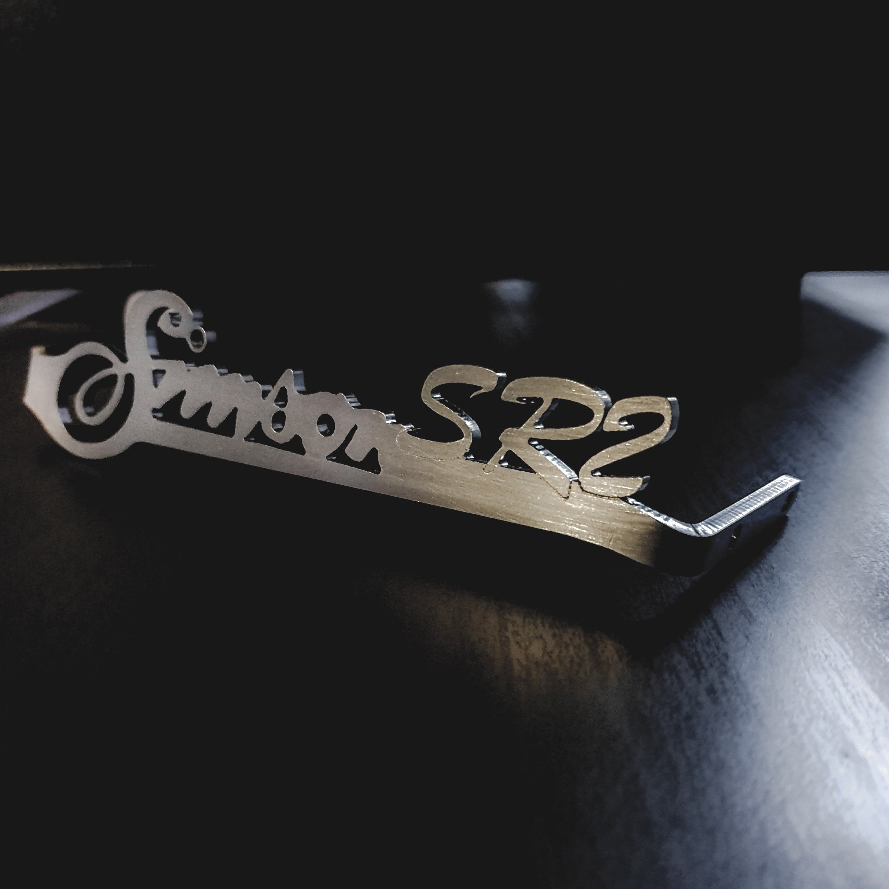 Simson - Kennzeichenhalter "Simson SR2" Simson - Kennzeichenhalter "Simson SR2"