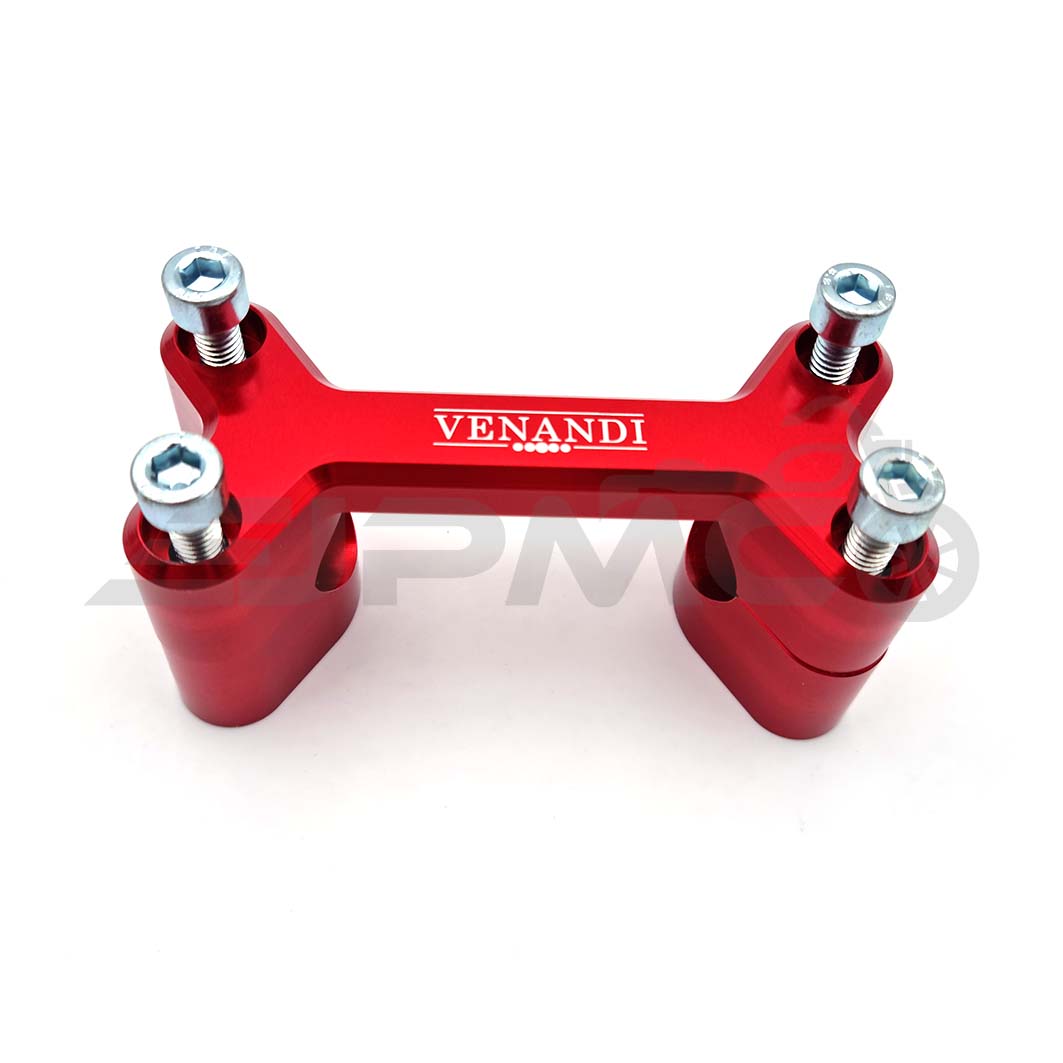 Lenkeraufnahme CNC | Lenkerklemme Rot Dogbone