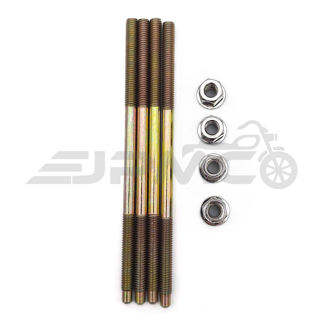 Zuganker / Stehbolzen Set Schmitt inkl. Muttern M6x125mm für Simson S51, KR51/2, SR50 Zuganker / Stehbolzen Set Schmitt inkl. Muttern M6x125mm für Simson S51, KR51/2, SR50